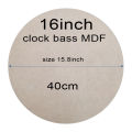 MDF wooden clock base 16 inch MDF sheet clock base round MDF clock for your craft (customized clock). 