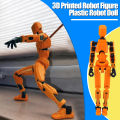 Lumina Multi-jointed Movable Robot Model 3d Printed Multi-jointed Robot Action Figure Movable Joints Model for Kids Adults Desktop Decoration Ornament Perfect Gift Idea Painting Action Figure. 