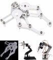 Metal Alloy 6 DOF Robot Arm Clamp Claw & Swivel Stand Mount Kit for Arduino. 