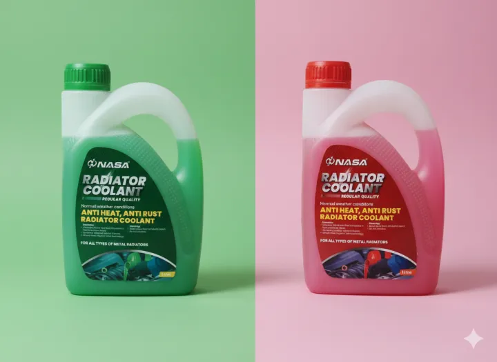 Nasa Radiator Cover NASA Radiator Coolant 1 L – Anti‑Freeze, Anti‑Rust, OAT Formula | Daraz.pk