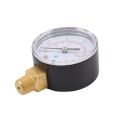 Water Manometer-1 x Pressure Gauge-Black + Gold + White. 
