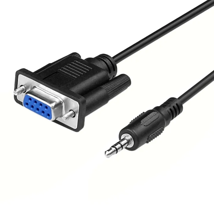 DB9%20Serial%209%20Pin%20Female%20to%203.5mm%20Male%202%20Yards%20RS232%20Cable%20Genuine%20Branded%20-%20Image%203