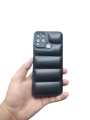 Realme C12 / C15 / C25 / C25s Narzo 30A Back Cover Soft Puffer Down Jacket Camera Protection Phone Case. 