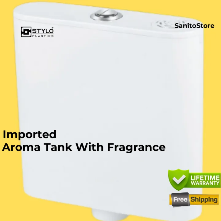 Toilet Flush Tank – Washroom Tank - Double Push - Wall Mounted Plastic ...