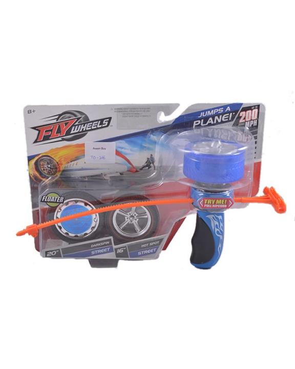 Beyblade Flywheels Toy for Kids With 3 Wheels 1 Launcher and 1 Cord  - 8x12 Inch - 8+ Years