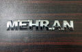 Pack of 2 Suzuki Mehran Plastic Chrome Trunk Monogram Emblem. 