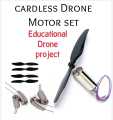 Mini drone motor with propeller.. 