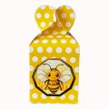 Honeybee Goody Box - 7 x 4 Inch - Gift Box - Honeybee Theme - Yellow - Unisex - Pack Of 10. 