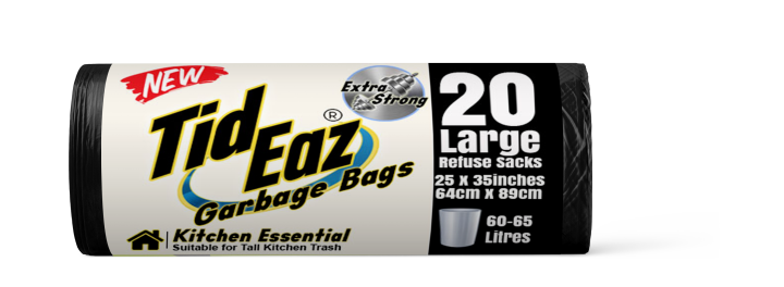 Tid Eaz No.20 Garbage Bags (Large - 25x35 inches) 20 Bags