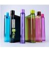New Fashion Portable Memo Notebook Water Bottle Plastic BPA Free Flat Water Bottle 440ml. 