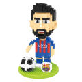 Wise hawk 2574-2645 Micro Particle Assembled Building Block Toys Football Series Star Player Decoration Children's Gift. 