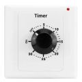Mechanical Timer Switch 15 Minutes OR 30 Minutes OR 60 OR 120 Minutes 15 Amp 2500 Watt 220 Volts Heavy Duty Count Down Timer Switch Socket Best for Water Pumps and electronic Devices Countdown timer switch Automatic On Off Timer Switch. 