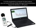 Digital Sound Level Meter, USB 4700 Groups Data Recording Decibel Measuring Device Measuring 30dBA ~ 130dBA. 