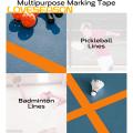 Sports Supplies High-quality Pickleball Court Marking Tape Easy to Apply Residue-free Perfect for Basketball Tennis Courts Ideal for Southeast Asian Buyers. 
