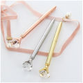 Pack of 1-Big Diamond Rhinestone Ballpoint Pen Replaceable Pen Tip Gem Metal Writing Ballpoint Pens Students School Stationery. 