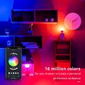 WiFi Smart LED Light Bulb Multicolor LUMIMAN Compatible with Alexa and Google Home A19 7.5W. 