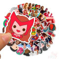 ❉ Wanda Vision Series 02 - Marvel Avengers Superhero TV Shows Vision Scarlet Witch Stickers ❉ 50Pcs/Set Fashion DIY Decals Doodle Stickers.