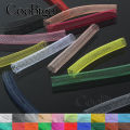 Mesh Tubular Crinoline Tube Crin Horsehair Braid Tubing Cord Fabric Jewelry Making Metallic Cyberlox Decor DIY Craft Supply 8mm. 