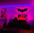 3D Batman Led Wall Lamp - Gaming Decor - ZF Tycoon room decor - Color Black. 
