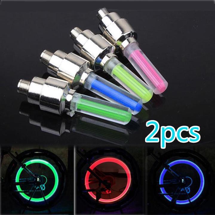 Bike Accessories LED Tyre Valve Cap Motion Sensors Safety High