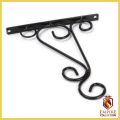 Iron Garden Wall  Hanging Stand - Flower Plant Pot Bracket Hook Shelf Stand Holder - hanging light stand. 