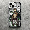 【Mascaraara】Anime Attack On Titan Phone Case For iPhone 11 12 13 14 15 Pro Max Mini XS MAX X XR SE 7 8 Plus Cover Transparent Shell Fundas. 
