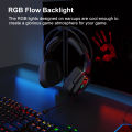 Bloody G575 Virtual 7.1 Surround Sound Gaming Headset - RGB - 7.1 Virtual Sound - Detachable Mic. Design - USB Plug - Punk Yellow Colour. 