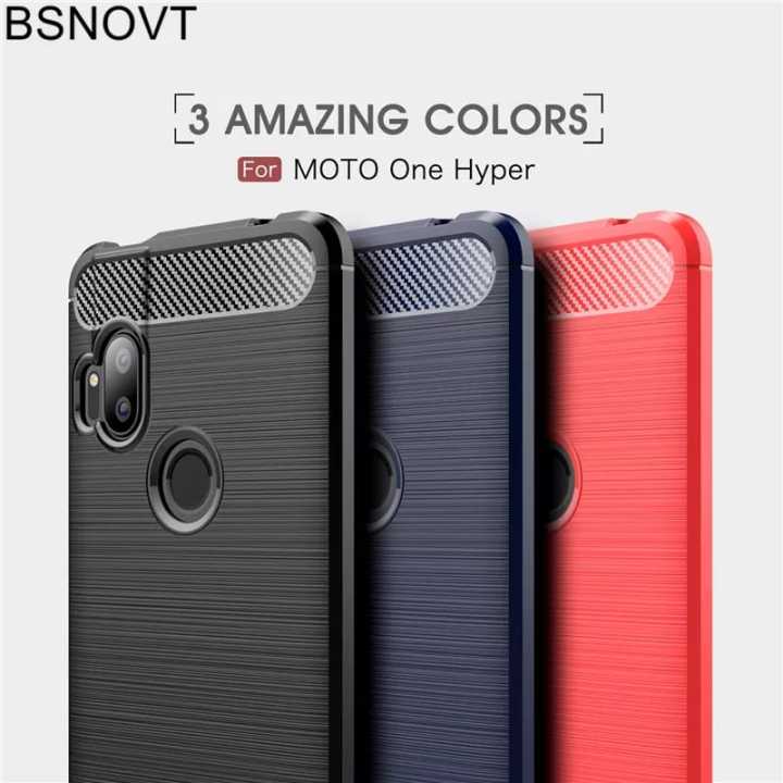 Motorola%20One%20Hyper%20Case%20Soft%20Silicon%20ShockProof%20Carbon%20Fiber%20Cover%20For%20Moto%20One%20Hyper%20-%20Image%205
