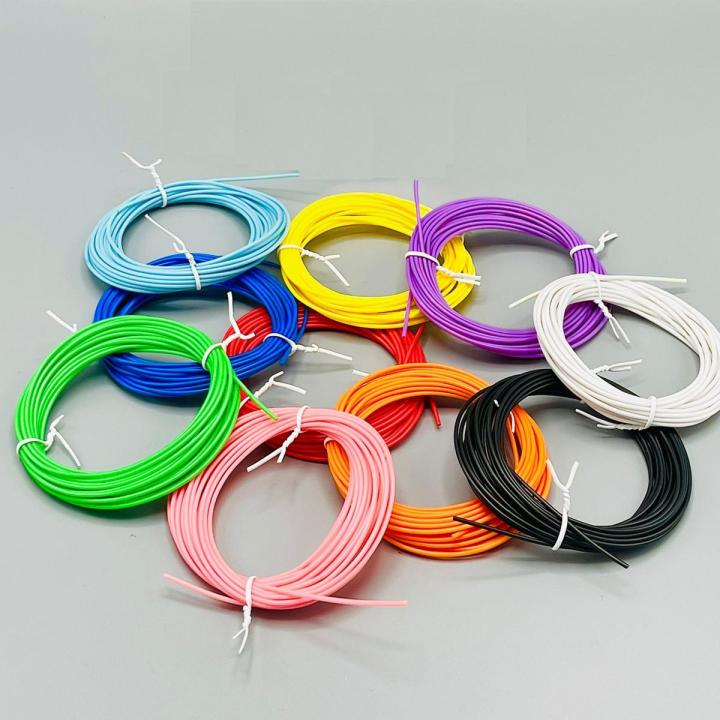 Pack of 10 3D PEN FILAMENTS & Rechargeable 3d Pen Combo Multicolor Refills for 3D Printing Pen 1.75mm Filaments 5 Meter Length