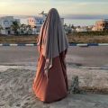 Islamic 4 Layers Full Long Saudi Niqab Hijab Burqa Arab Veil Muslim Wrap Head Scarf Women Eid Prayer Headwear Amira Khimar. 