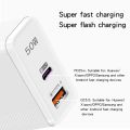 Original 50W USB C Super Fast Charger For Apple iPhone 11 13 12 Mini 14 Pro Max X XS XR 8 7 Plus Type C Lightning Charging Cable. 