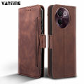 Vantime for Vivo V30e 5G 2 in 1 Wallet Case Card Slot PU Leather Flip Stand Shockproof Cover. 