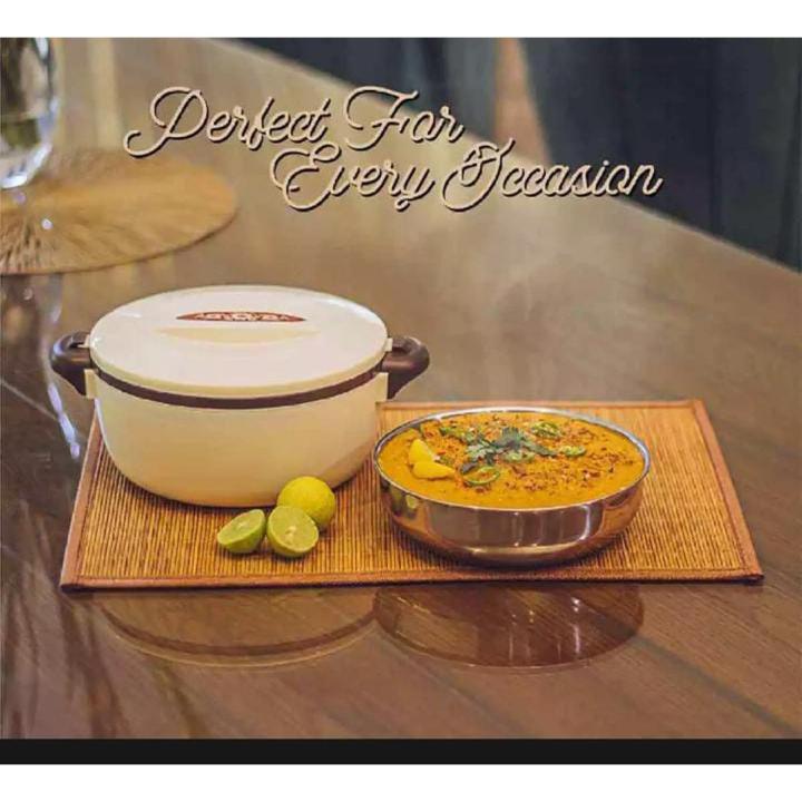 Hot Pot  - Food Warmer Pot - Storage Hot Pot -  Hot Pot  (Medium 1200 ml) Random Colors