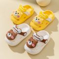 Children's cartoon hole shoes summer indoor and outdoor boys soft bottom non-slip children's home baby bath slippers. 