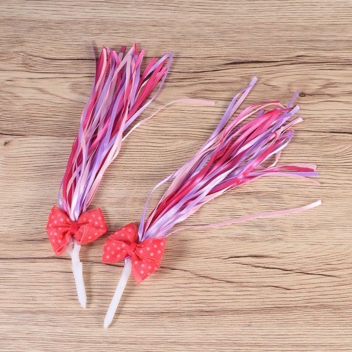 Streamers Bike Handlebar Tassels Ribbon Kidsscooteraccessories Tassel Bikes Assoceries Grips Colorful Girl Girls Ribbons