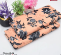 Fashionable Floral Cotton Fabric – 2 Piece Unstitched – Premium Quality Material. 