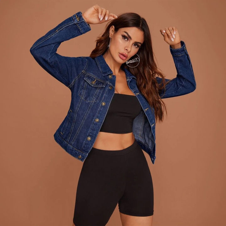Navy%20Denim%20Jacket%20for%20Women%20Premium%20Quality%20Stylish%20Casual%20Wear%20Comfortable%20and%20Durable%20-%20Image%202