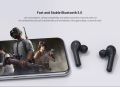 QCY T5 True Wireless Bluetooth Earbuds with Charging Case. 