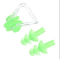 Swimming Silicone Nose Clip With Ear Plugs – Radom Color. 