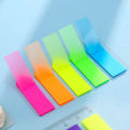 200 Sheets/Pack Color Fluorescence Sticky Notes Set Memo Pad Bookmarks Banners Transparent Sticky Notes School Office Stationery. 
