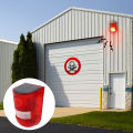 Waterproof Solar Power Alarm Light PIR Motion Sensor Security Sound-Light Warning Lamp for Farm Garden. 