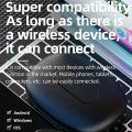 GT280 Wireless Bluetooth Earphones Charging Case Outdoor Sports Headset with Touch Control Display and Earbuds for Xiaomi. 