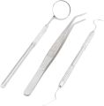 Premium Quality Stainless Steel Basic Dental Instruments Set Mirror Cotton Pliers Explorer Professional Dental Tool. 