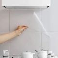 Kitchen Oil Proof Transparent Wall Sticker Self Adhesive use on Kitchen Shelf wall anywhere Waterproof 60cm X 138cm. 