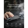 BASEUS metal temporary MOBILE number card / CONVENIENT TO CONTACT / PARKING CARD. 