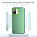 NORVIK Phone Case For Xiaomi Mi 11 Lite/11 Lite 5G/11 Lite 5G NE Metallic Aurora Skin Casing Luxury Colorful Silicone Shockproof Full Cover Protection Anti-fingerprint Back Cover CY01. 