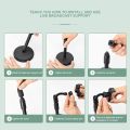 Multi-Functional Mobile Phone Stand for Live Video Desk Table Clip Bracket Cell Phone Support Holder. 