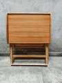 Portable Wooden Folding Table Double Portion Double Top. 