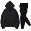 Plain Black Hoodie And Trouser Pack Of 2 New Winter Arrival Export Hoodies For Men. 