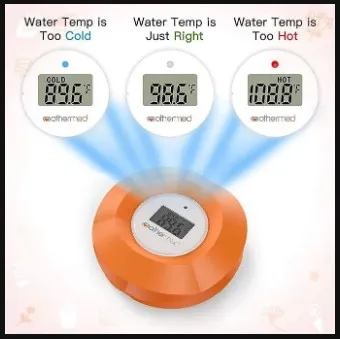 MotherMed%20Baby%20Bath%20Thermometer%20and%20Floating%20Bath%20Toy%20Bathtub%20and%20Swimming%20Pool%20Thermometer%20Red%20Flower%20uk%20import%20B%20A1040%20-%20Image%204